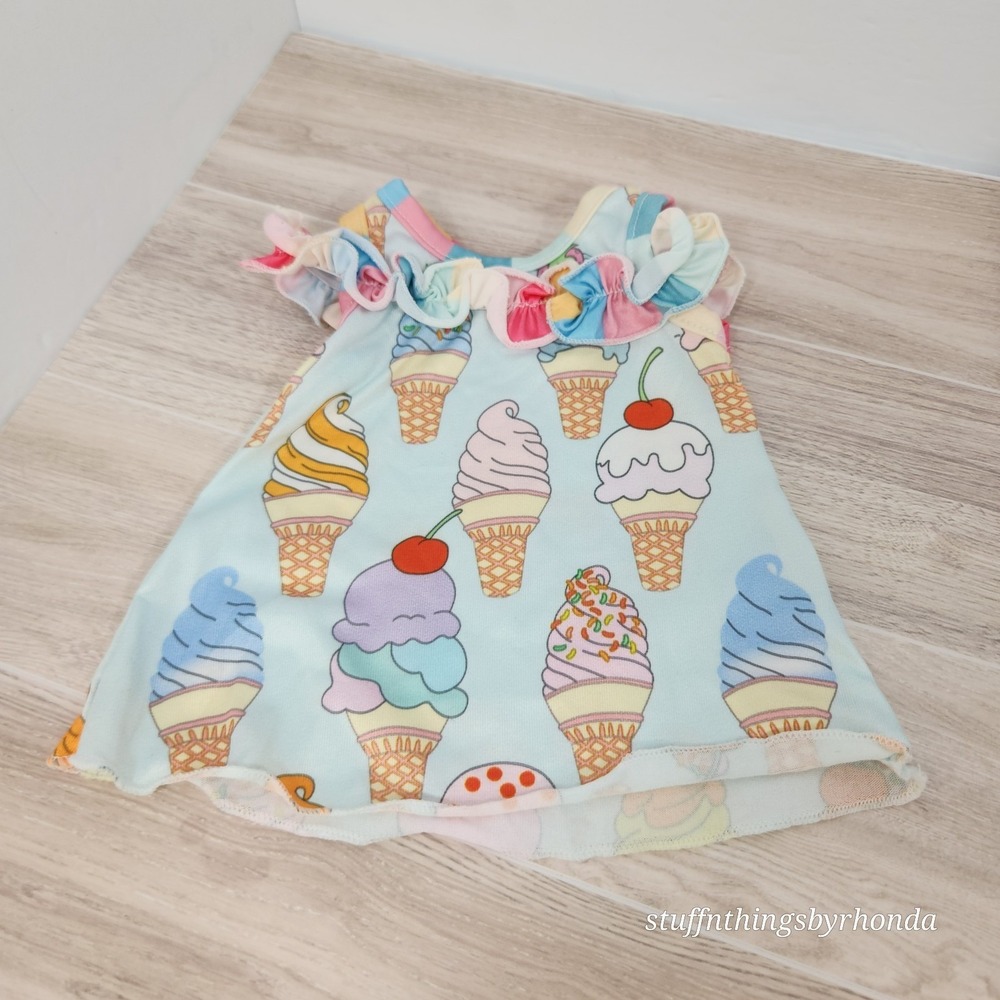 18" Doll Ice Cream Dress ~ Fits American Girl, myLife, Our Generation